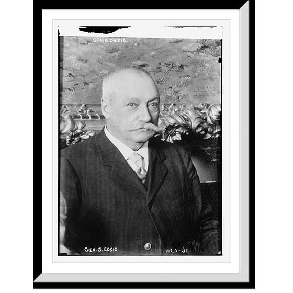 Historic Framed Print, Gen. G. Cosio, 17-7/8" x 21-7/8"