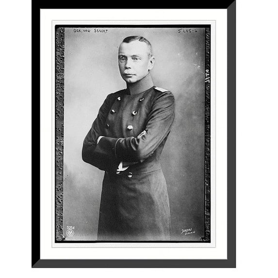 Historic Framed Print, Gen. Von Seeckt, 17-7/8" x 21-7/8"