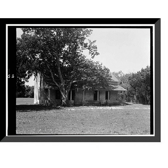 Historic Framed Print, General Nathaneal Greene Cottage, Cumberland Island, Cumberland Island, Camden County, GA, 17-7/8" x 21-7/8"
