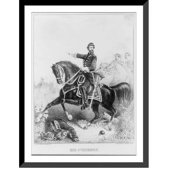 Historic Framed Print, Geo. Stoneman, 17-7/8" x 21-7/8"