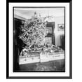 thumbnail image 1 of Historic Framed Print, George Barkhausen's Christmas tree, 17-7/8" x 21-7/8", 1 of 9