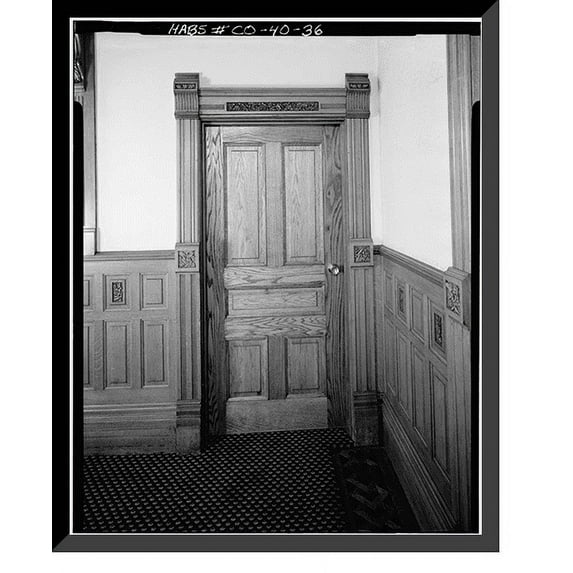 Historic Framed Print, George Schleier Mansion, 1665 Grant Street, Denver, Denver County, CO - 36, 17-7/8" x 21-7/8"