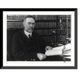 thumbnail image 1 of Historic Framed Print, [George Sutherland, half-length portrait, seated at desk], 17-7/8" x 21-7/8", 1 of 9