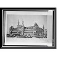thumbnail image 1 of Historic Framed Print, Georgetown University, Healy Building, Thirty-seventh & O Streets, Northwest, Washington, District of Columbia, DC - 33, 17-7/8" x 21-7/8", 1 of 9