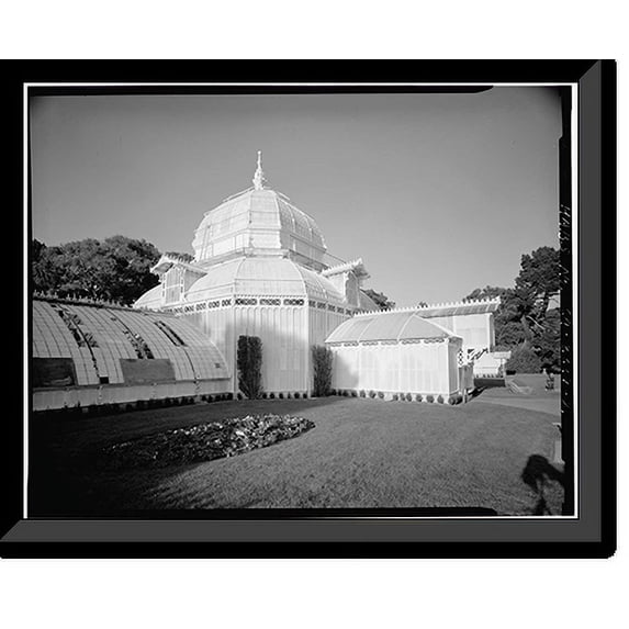 Historic Framed Print, Golden Gate Park, Conservatory, Golden Gate Park, San Francisco, San Francisco County, CA - 2, 17-7/8" x 21-7/8"