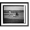 thumbnail image 1 of Historic Framed Print, Goslen safe at 3rd after his triple, 4/22/25, 17-7/8" x 21-7/8", 1 of 9