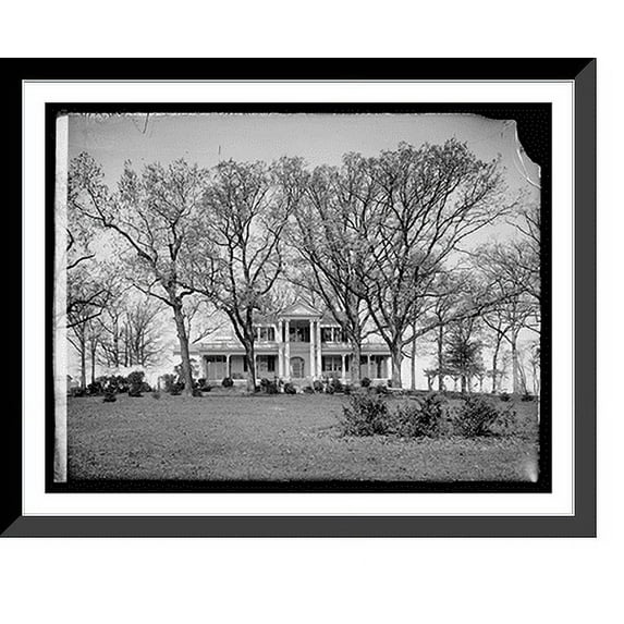 Historic Framed Print, Groover Residence, Mt. Ida, 17-7/8" x 21-7/8"