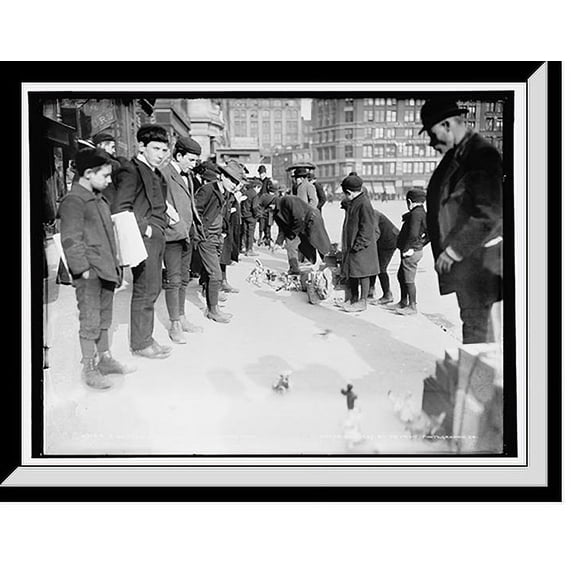 Historic Framed Print, Gutter toy merchant, New York City, A, 17-7/8" x 21-7/8"
