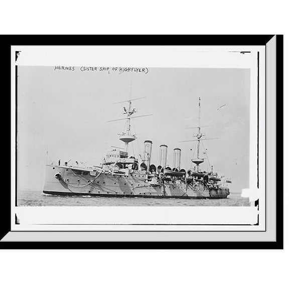 Historic Framed Print, HERMES (Sister ship of HIGHFLYER), 17-7/8" x 21-7/8"