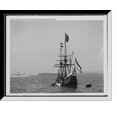thumbnail image 1 of Historic Framed Print, Half Moon re-entered Hudson River after an absence of 300 years, 17-7/8" x 21-7/8", 1 of 9