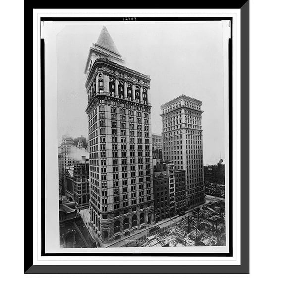 Historic Framed Print, Hanover National Bank Bldg., 17-7/8" x 21-7/8"