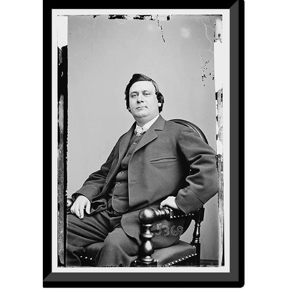 Historic Framed Print, Harris Hon. Rep. Henry R. of Ga. Col. in C.S.A., 17-7/8" x 21-7/8"