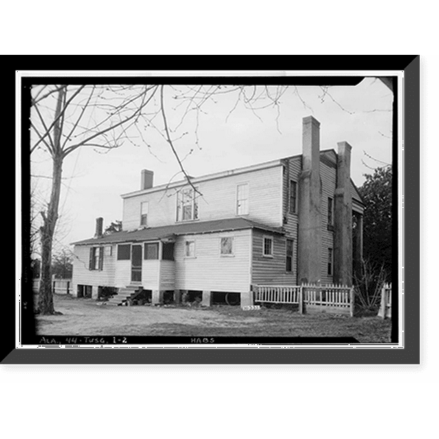 Historic Framed Print, HarrisWadsworth House, 615 West Main Street