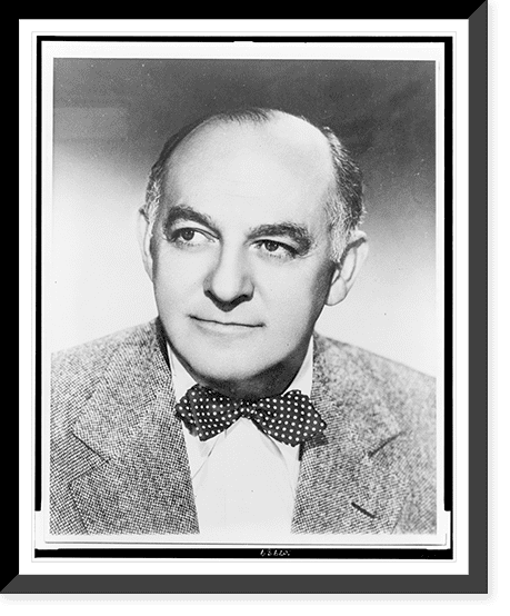 Historic Framed Print, [Harry Cohn, headandshoulders portrait, facing