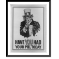 thumbnail image 1 of Historic Framed Print, Have you had your pill today, 17-7/8" x 21-7/8", 1 of 9