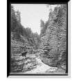 thumbnail image 1 of Historic Framed Print, Hell Gate and Jacob's Ladder, Ausable Chasm, 17-7/8" x 21-7/8", 1 of 9
