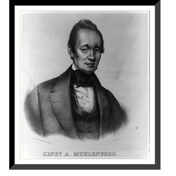 Historic Framed Print, Henry A. Muhlenberg, 17-7/8" x 21-7/8"