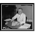 thumbnail image 1 of Historic Framed Print, Henry F. Grady, who succeeds Francis B. Sayre as Asst. Secy. of State, shortly after taking oath, Aug. 1939, 17-7/8" x 21-7/8", 1 of 9
