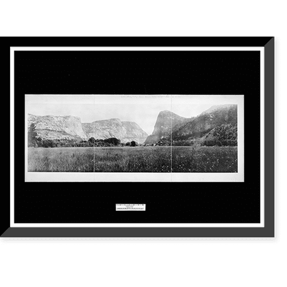 Historic Framed Print, Hetch - Hetchy Valley, Sierra Nevada Mts., Calif., 17-7/8" x 21-7/8"