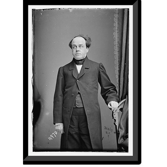 Historic Framed Print, Hon. Chas. Durkee of Wisc. - 2, 17-7/8" x 21-7/8"