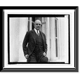 thumbnail image 1 of Historic Framed Print, Hon. Lewis Einstein, U.S. Minister to Checho Slovakia at W.H., 10/28/24, 17-7/8" x 21-7/8", 1 of 9