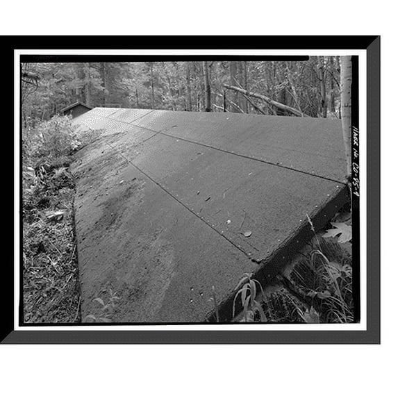 Historic Framed Print, Hondius Water Line, 1.6 miles Northwest of Park headquarters building, Estes Park vicinity, Larimer County, CO - 9, 17-7/8" x 21-7/8"