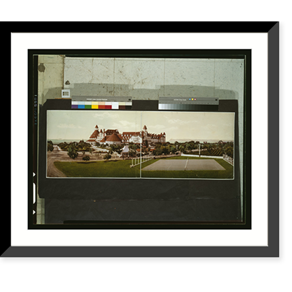 Historic Framed Print, Hotel del Coronado, Coronado Beach, California, 17-7/8" x 21-7/8"