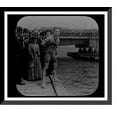 thumbnail image 1 of Historic Framed Print, [Houdini jumps from Harvard Bridge, Boston, Massachusetts], 17-7/8" x 21-7/8", 1 of 9