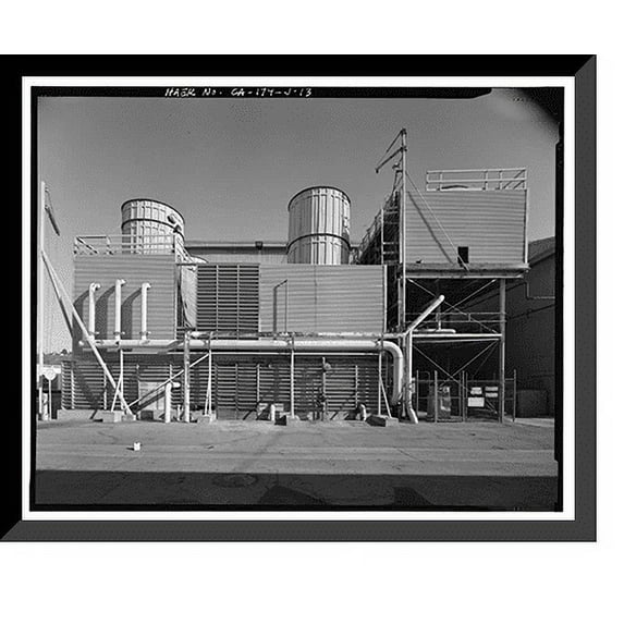 Historic Framed Print, Hughes Aircraft Company, Cargo Building, 6775 Centinela Avenue, Los Angeles, Los Angeles County, CA - 13, 17-7/8" x 21-7/8"