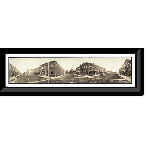 Historic Framed Print, IA Ames 1900s PHOTO, 36-3/8" x 8-3/8"