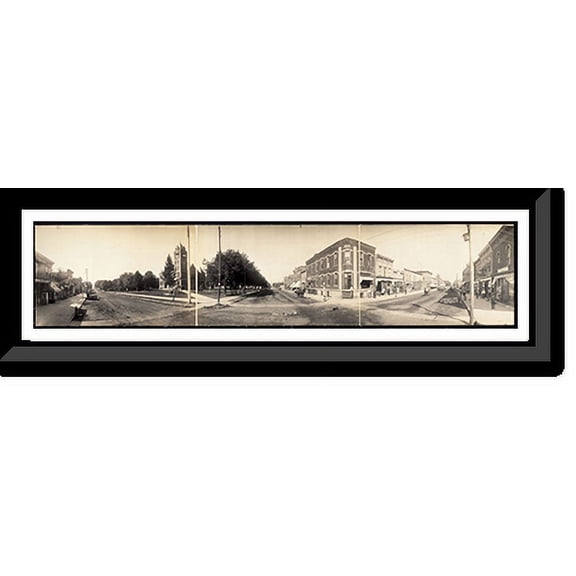 Historic Framed Print, IA Forest City 1908 PHOTO, 36-3/8" x 8-3/8"