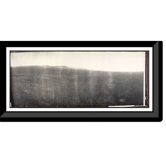 Historic Framed Print, ID Big Lost River Valley 1909 PHOTO, 36-3/8" x 8-3/8"