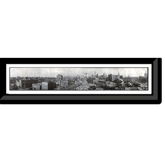 Historic Framed Print, IN Indianapolis 1914 PHOTO, 36-3/8" x 8-3/8"