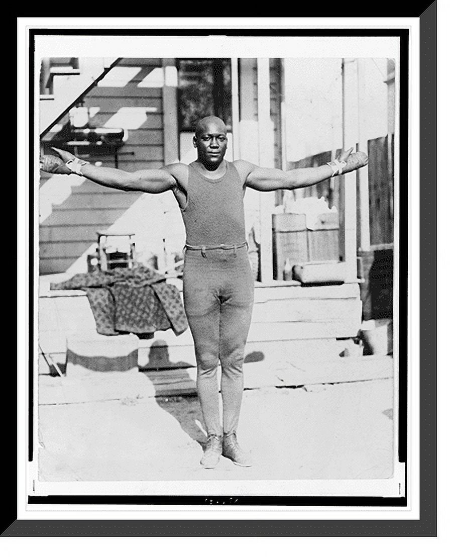 Johnson On A Rope Historic Framed Print, In the latter days of his training at San ...