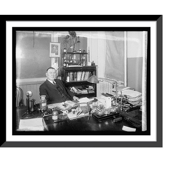 Historic Framed Print, Internal Rev. L.G. Nitt, Director Narcotic Field force, 17-7/8" x 21-7/8"