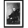 thumbnail image 1 of Historic Framed Print, [Isaac Leeser, three-quarter length portrait, seated, facing left], 17-7/8" x 21-7/8", 1 of 9
