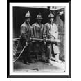thumbnail image 1 of Historic Framed Print, James D. Halloran, a fireman attached to Engine Company no. 20 of this city (N.Y.) is the inventor. smoke mask ..., 17-7/8" x 21-7/8", 1 of 9