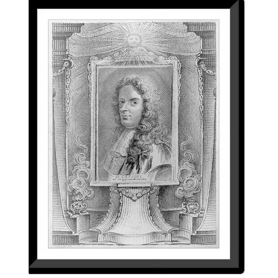 Historic Framed Print, Jean Dominique Cassini, 17-7/8" x 21-7/8"