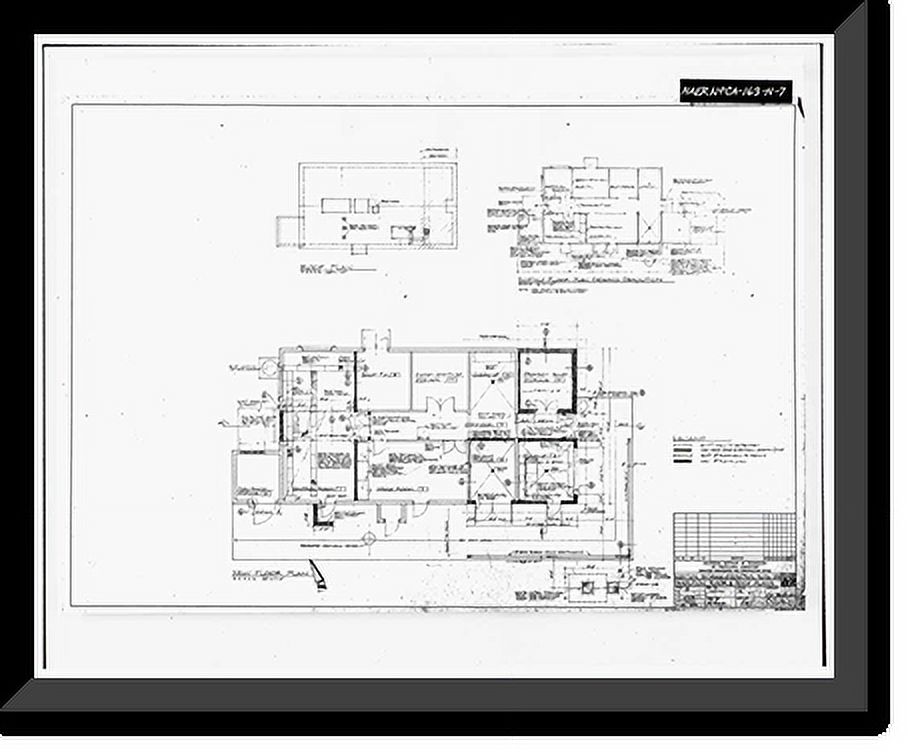 Edwards Building Map Historic Framed Print, Jet Propulsion Laboratory Edwards Facility ...