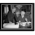 thumbnail image 1 of Historic Framed Print, Joe Keenan, Asst. Atty Gen. with Vice Pres. Garner. Ed Jamison, 6/38, 17-7/8" x 21-7/8", 1 of 9