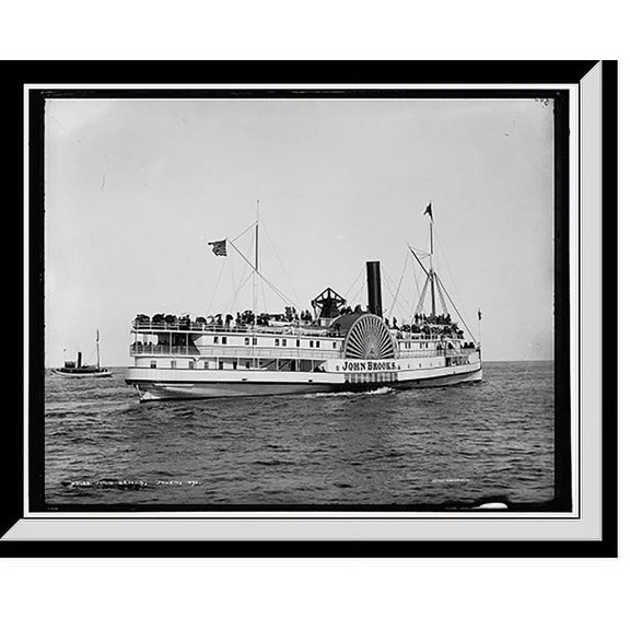 Historic Framed Print, John Brooks, 17-7/8" x 21-7/8"