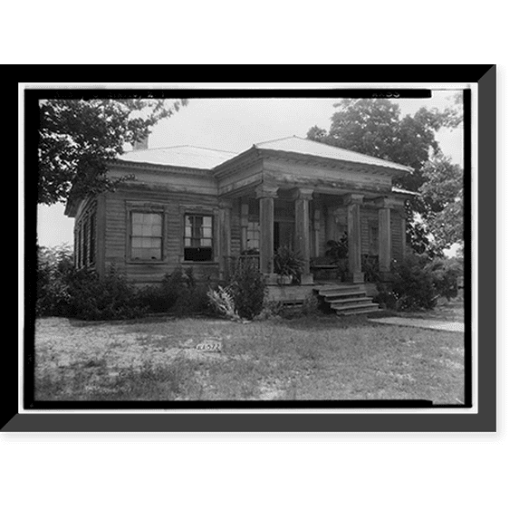 Historic Framed Print, John Chancey House, High Ridge, Bullock County, AL, 17-7/8" x 21-7/8"