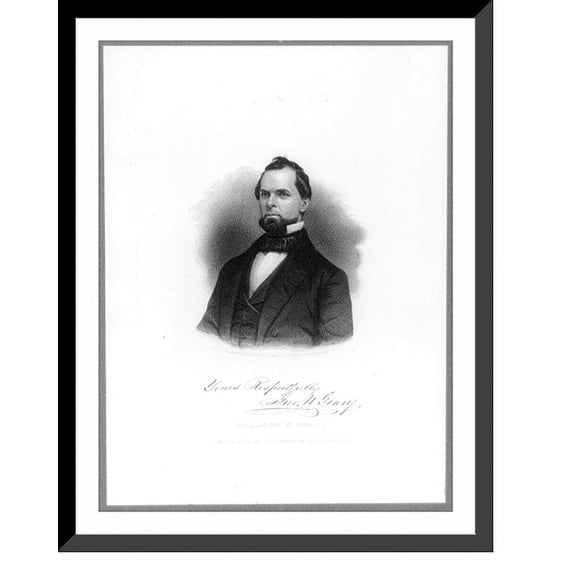 Historic Framed Print, John Geary, 17-7/8" x 21-7/8"