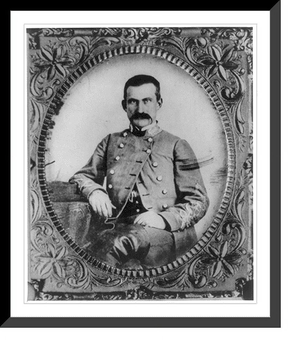 Historic Framed Print, [John McCausland, 18361927, threequarters length portrait, seated, in C
