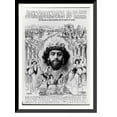 thumbnail image 1 of Historic Framed Print, John Robinson's 10 big shows combined. The meeting of King Solomon and the Queen of Sheba [...], 17-7/8" x 21-7/8", 1 of 9
