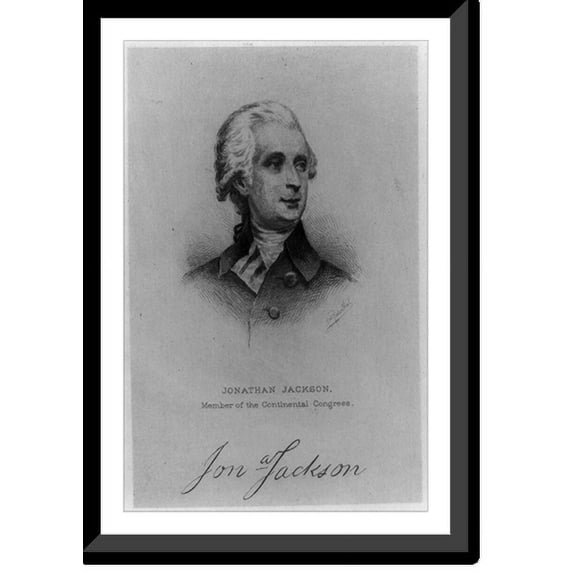 Historic Framed Print, Jonathan Jackson, 1743-1810, 17-7/8" x 21-7/8"