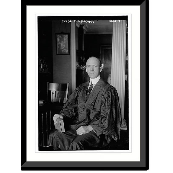 Historic Framed Print, Judge F.X. McQuade, 17-7/8" x 21-7/8"