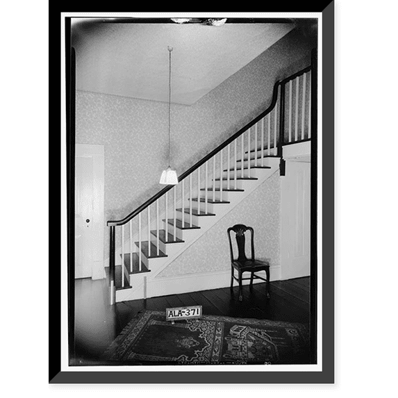Historic Framed Print, Judge William Harrison Walker House, 309 East Clinton Street, Athens, Limestone County, AL - 7, 17-7/8" x 21-7/8"