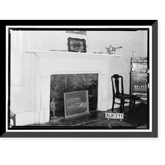 Historic Framed Print, Judge William Harrison Walker House, 309 East Clinton Street, Athens, Limestone County, AL - 9, 17-7/8" x 21-7/8"