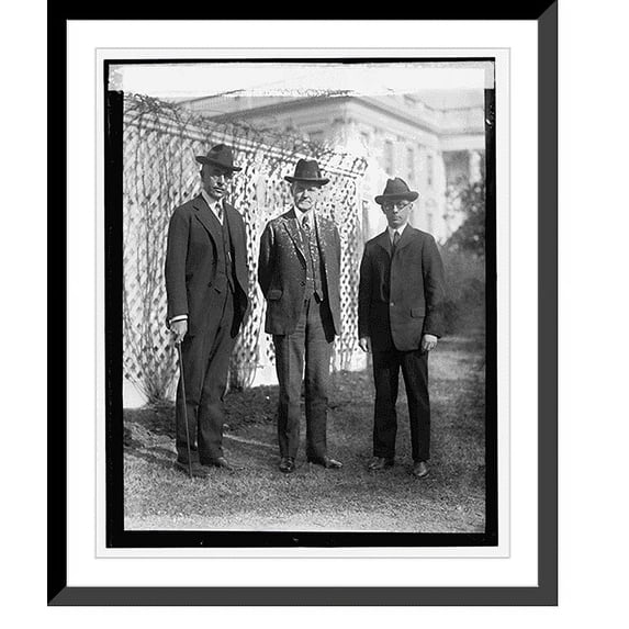 Historic Framed Print, Kemp, Coolidge, Wallace L. Robinson, 1/25/24, 17-7/8" x 21-7/8"